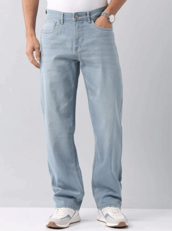 Men Relaxed Fit Heavy Fade Jeans